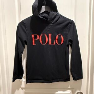 KIDS Polo by Ralph Lauren Black Cotton hoodie size M ( 10/12 )